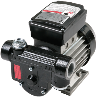 Electric vane pump for the transfer of diesel