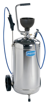 Portable pressure sprayer in stainless steel AISI 304