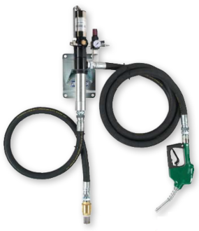 Kit de pompage gasoil 230 V, avec enrouleur de tuyau flexible et 8 m de  tuyau Ø 1  - Flexbimec - 6755